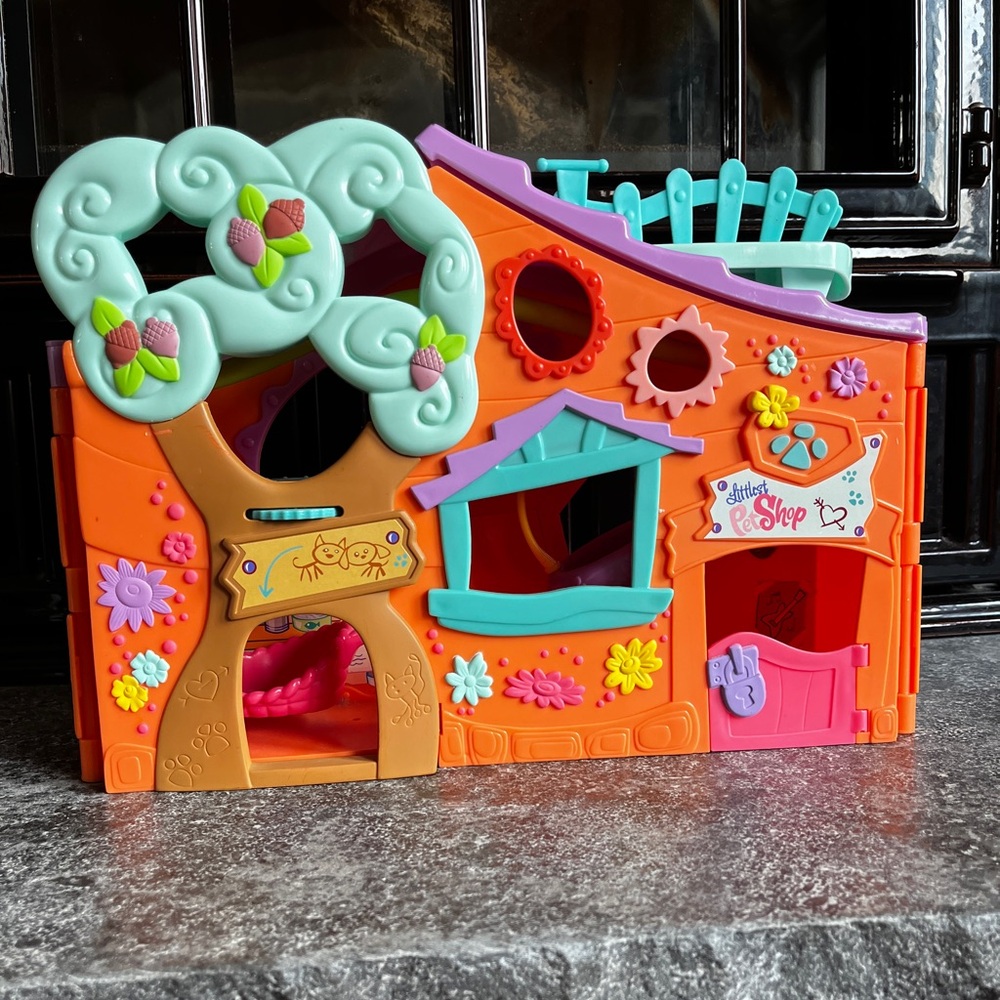 littlest pet shop orange treehouse
